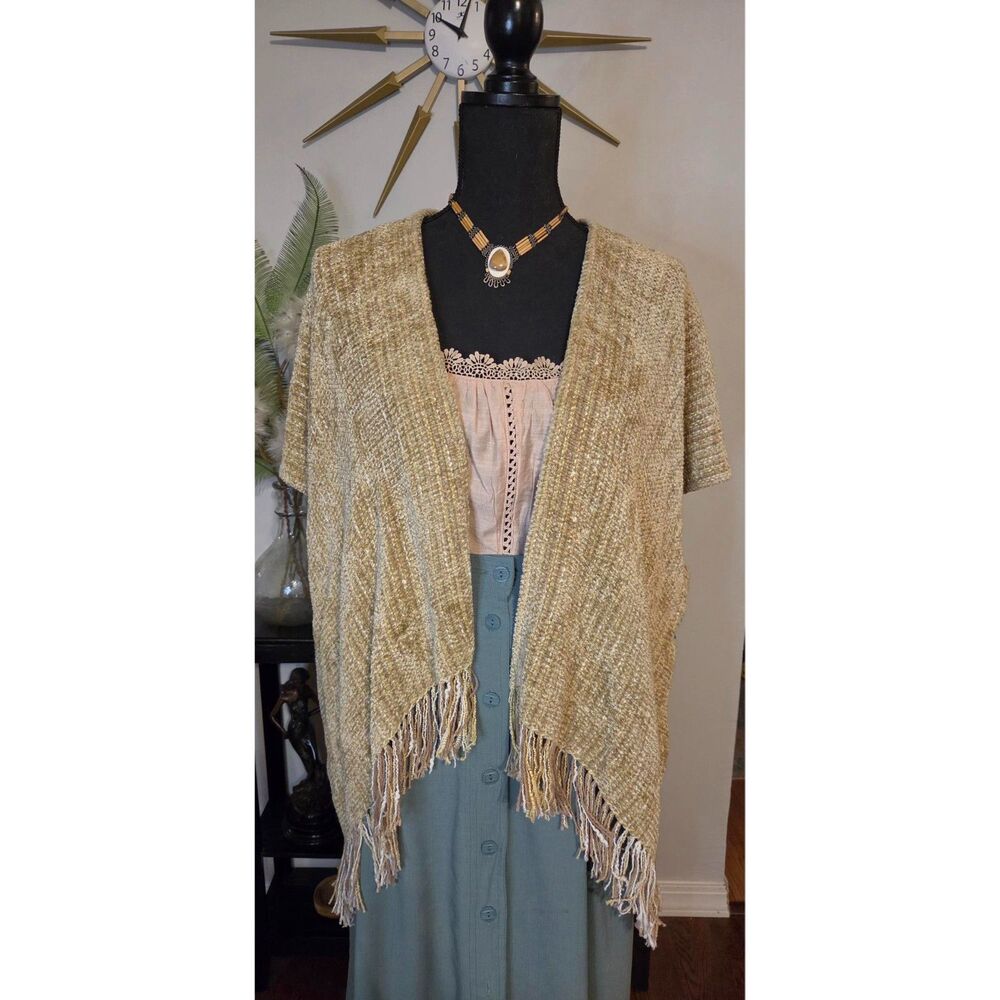Hand Woven Art-to-Wear Shawl by Ann M. McCann-Hoosier Fiber Artist